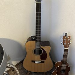 Fender Acoustic Guitar And Case