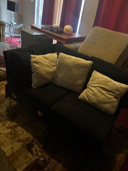 Black couch