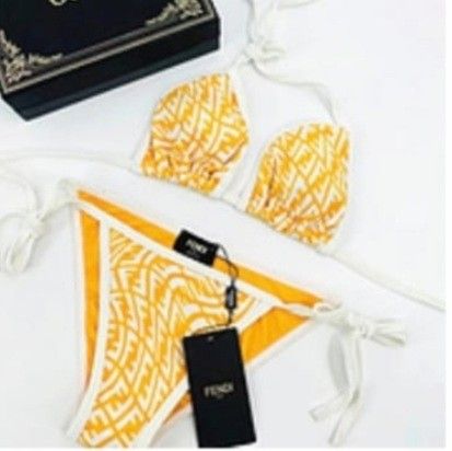 Yellow FENDI Bikini