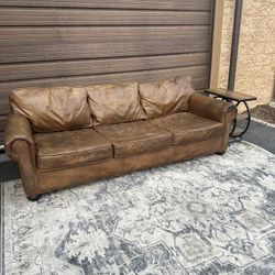 Restoration Hardware Leather Sofa