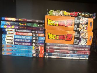 Dragon Ball Z Super/ Naruto Shippuden Anime Blu-ray DVD Lot
