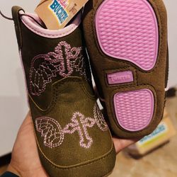 Baby Girl's Buckers Boots