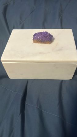 Marble Decorative Box with Lid