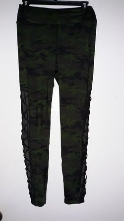 Camuflage Legging with detail on the side
