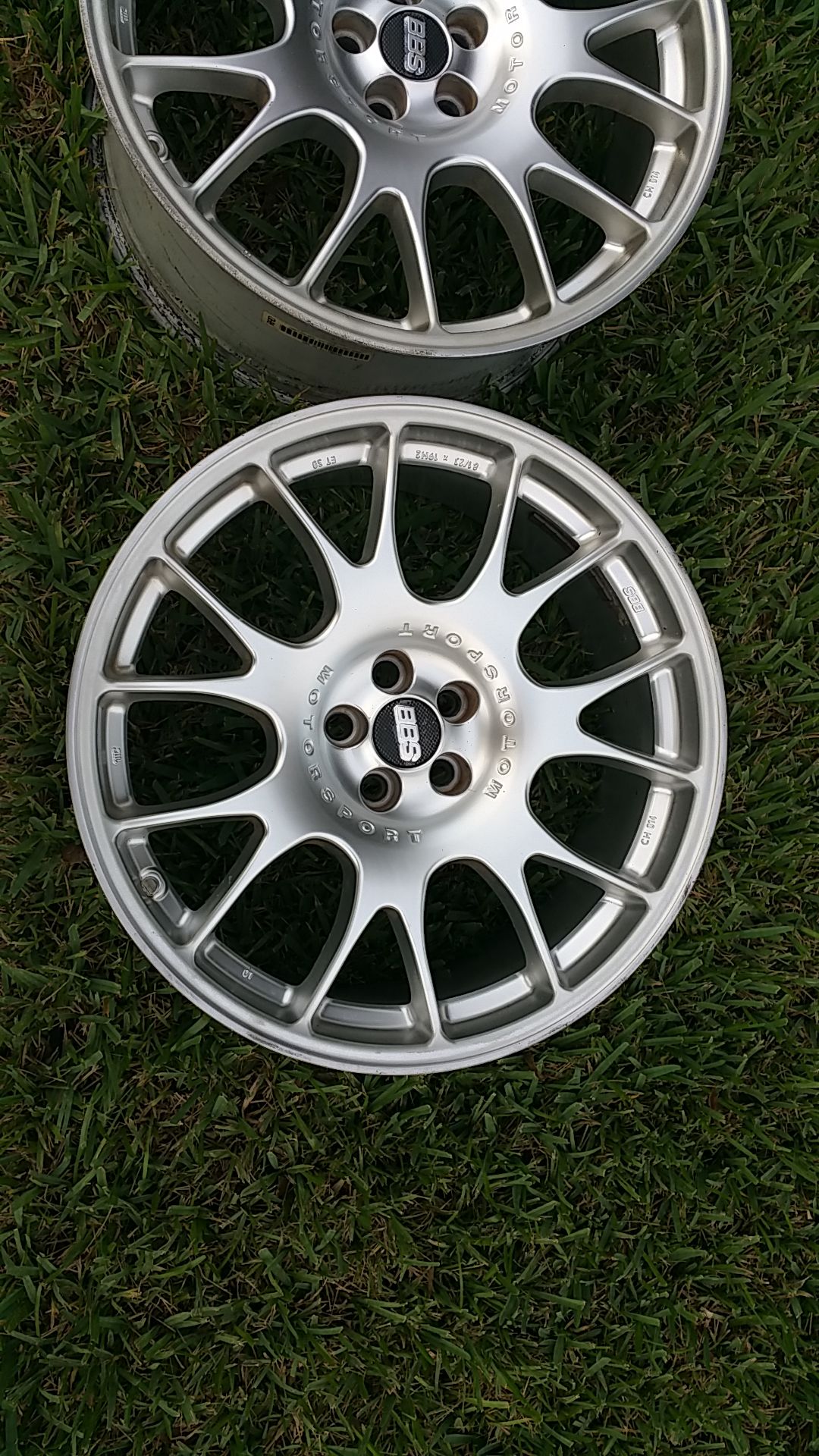 4 19x8.5 BBS CH rims from vw mk4