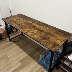 Long wooden table
