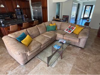 Creative Leather L-Shaped Sectional Sofa – Genuine Aniline Leather