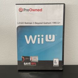 LEGO Batman 3 Beyond Gotham Nintendo Wii U Video Game DC Comics