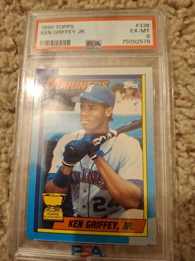 1990 Ken Griffey Jr All Star RC PSA Graded 6 Topps