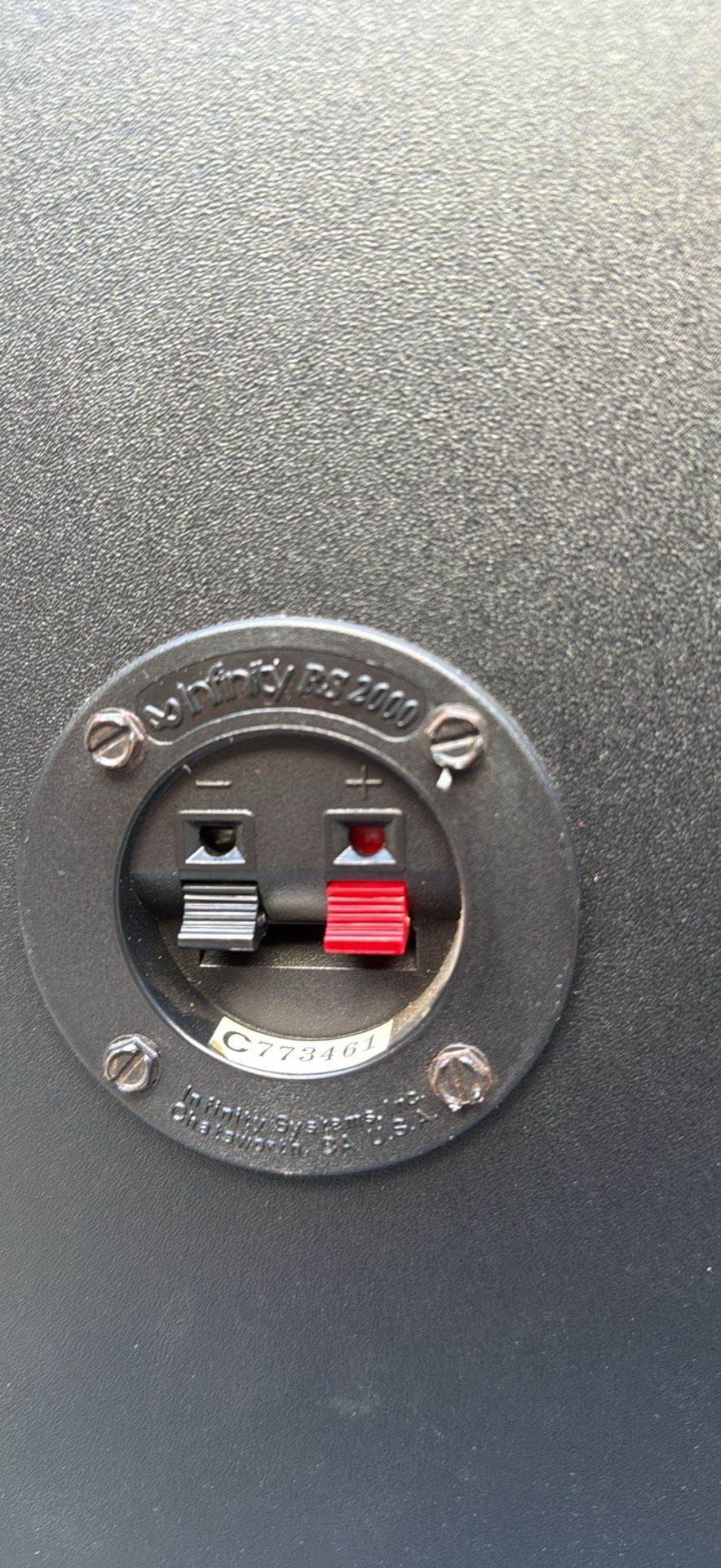 vintage Infinity RS2000 speaker