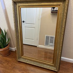 33x44 Golden Mirror