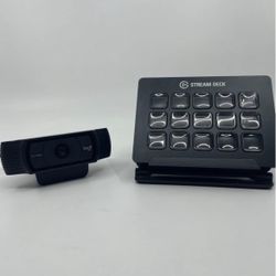 Logitech C920 Webcam + Elgato Stream Deck (15 Keys) $110  OBO
