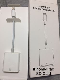 iPhone/ iPad SD Card reader