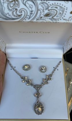 Necklace and earrings