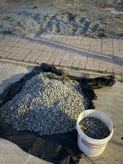 Free Crushed Gravel Drainage Stone rocks