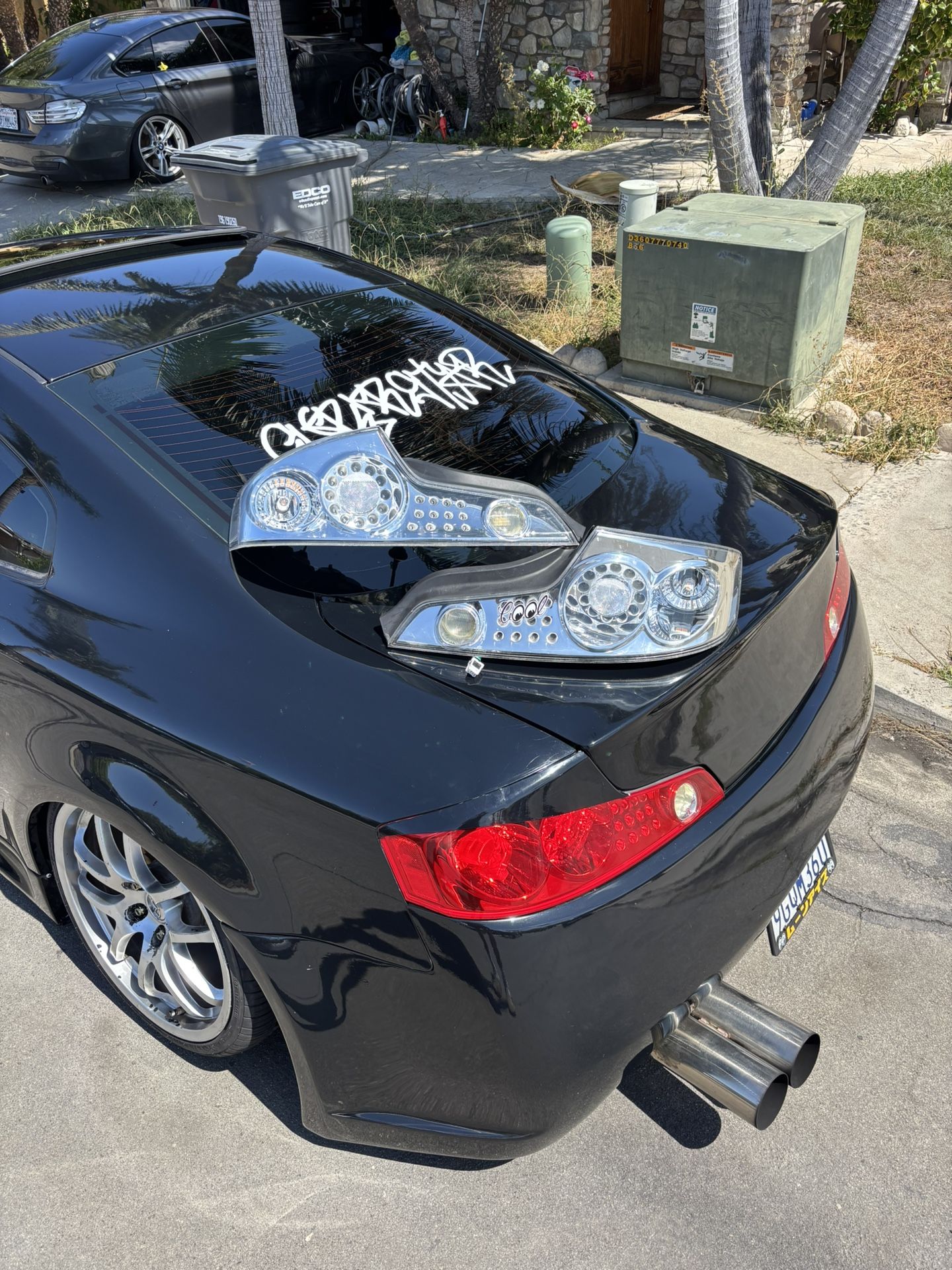 g35 coupe clear tail lights