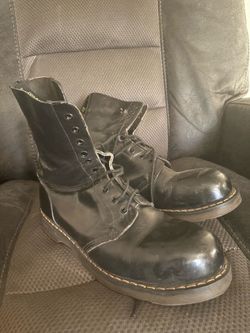 Dr Martens steel toe boots