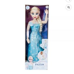 Disney's Frozen Playdate 32 inch Posable Elsa Doll with Lights & Sounds Ice Powers