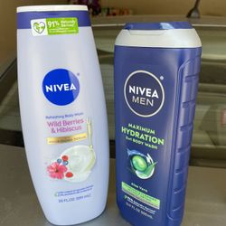 Nivea Men And Women Body Wash Bundle 