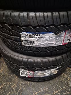 Pair 285/40/22 Falken Ziex S/TZ05