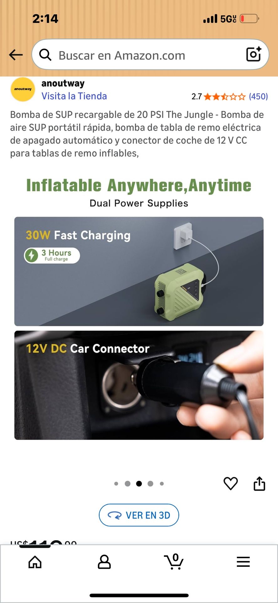 Bomba De Aire Multiusos Nueva