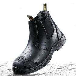 Men's Work Boots Steel Toe Soft Toe Waterproof
