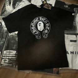 Chrome x bape tee