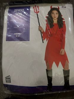 DEIVOUS DEVIL BRAND NEW COSTUME FOR AGES 8-10  