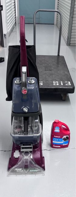 Hoover Power Scrub Deluxe Carpet Cleaner (Like New - Used Once!) + Bonus Rug Doctor OXY