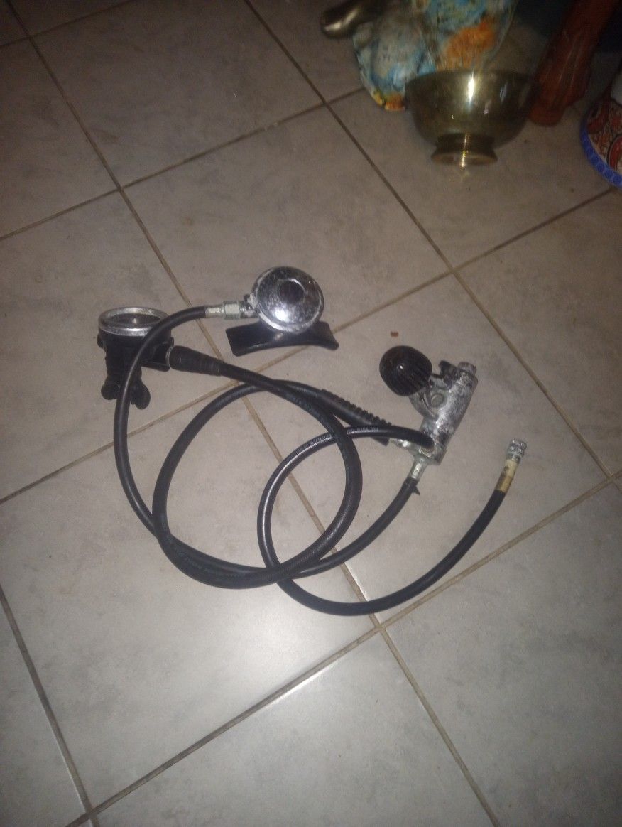 scuba diving regulator.
