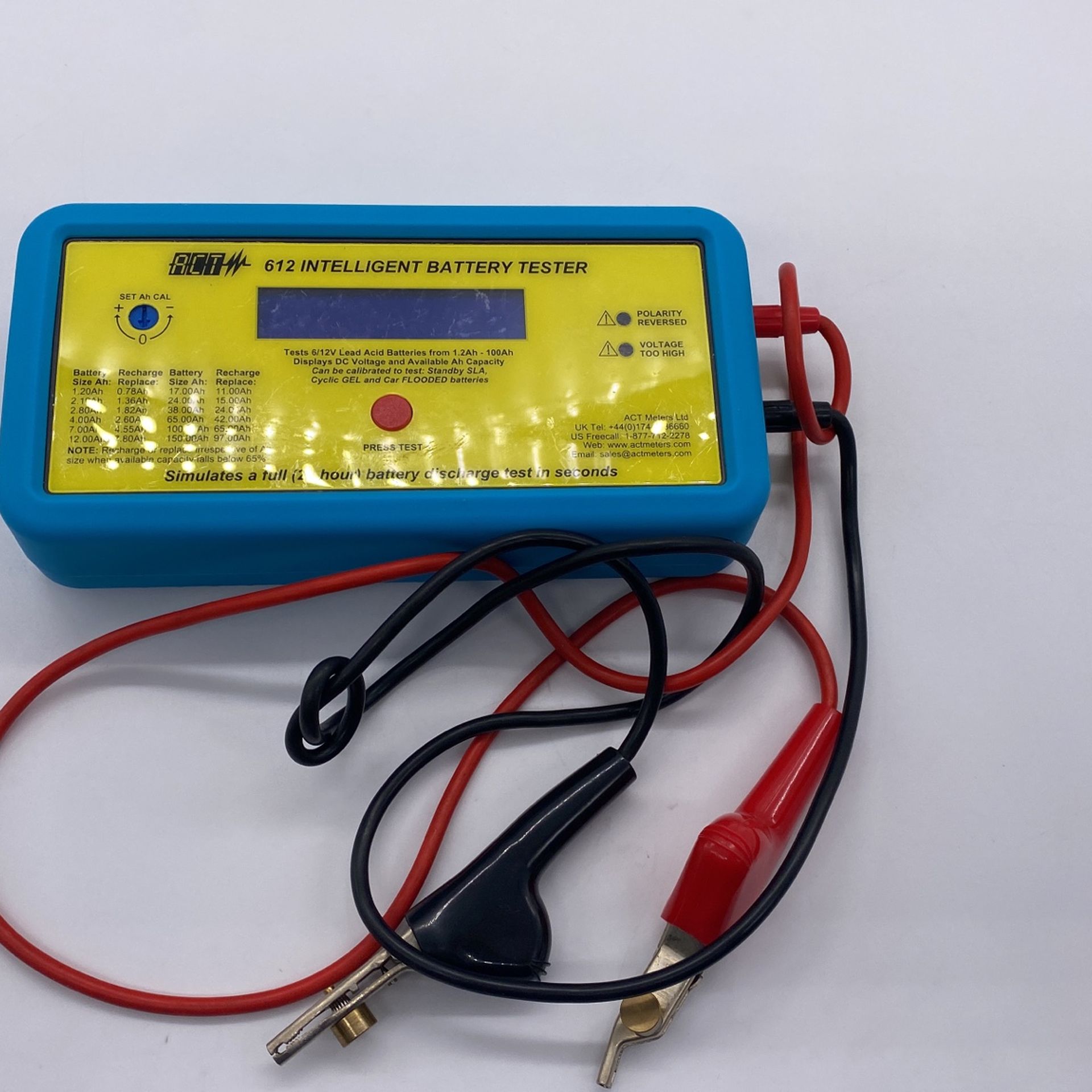 ACT 612 Intelligent Battery Tester