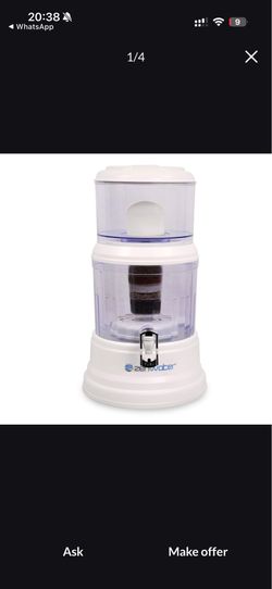 Countertop Gravity Water Filter Purifier Dispenser
