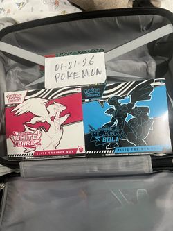 75 Each Your Choice New Pokemon White Flare / Black Bolt ETB
