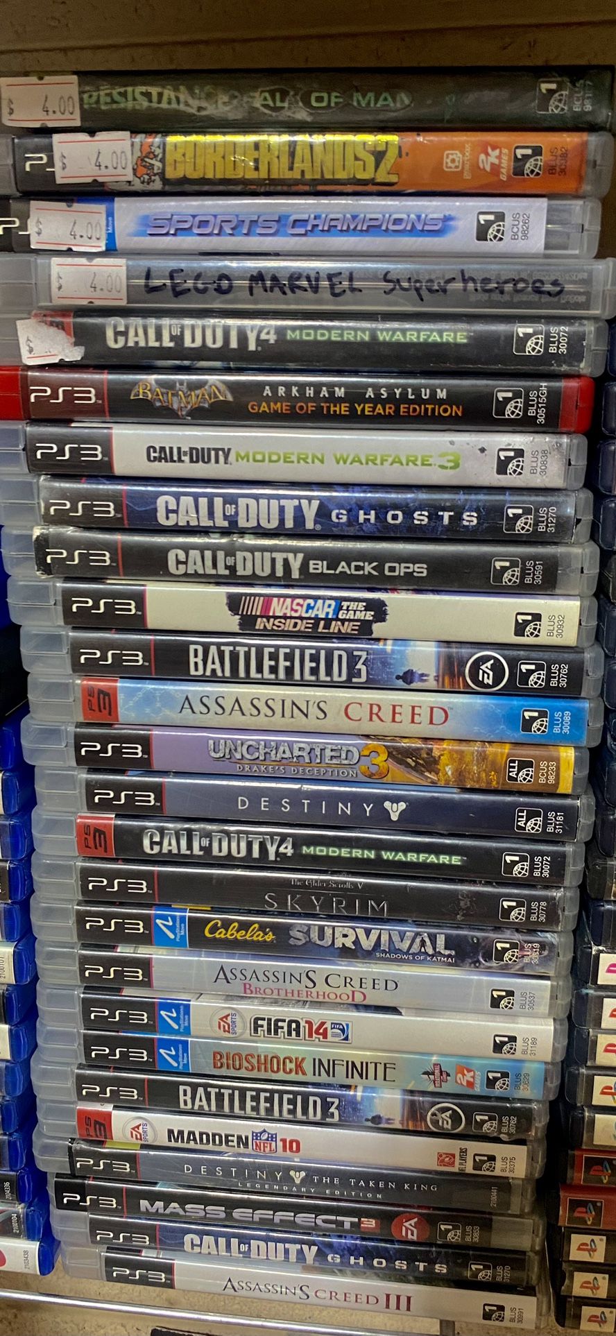 Ps3 Video Games Lot