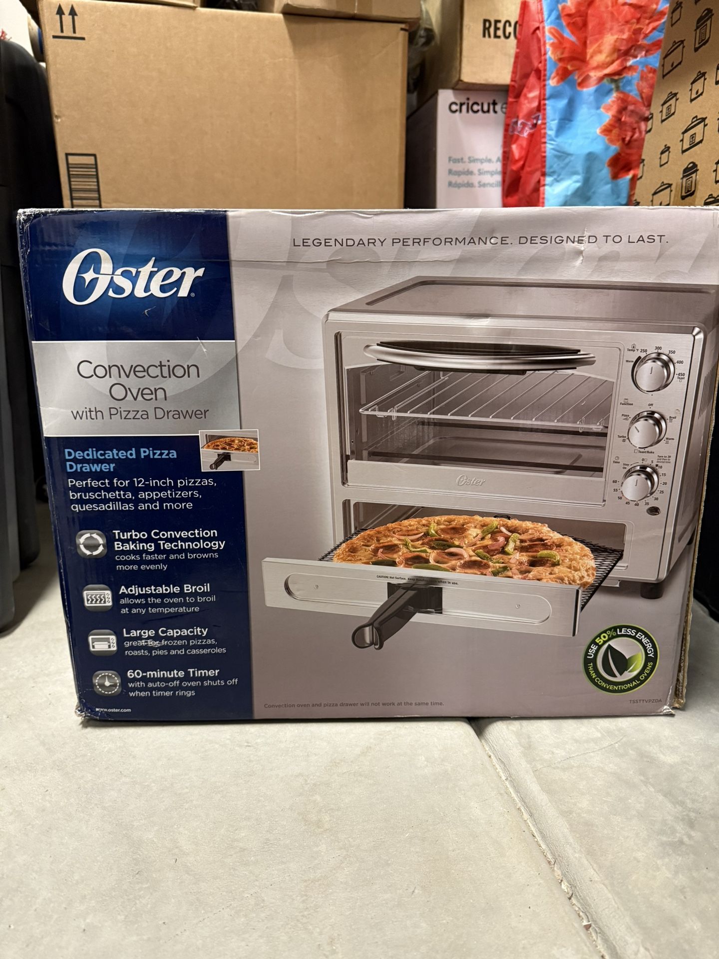 Oster Convention Oven With Pizza Drawer