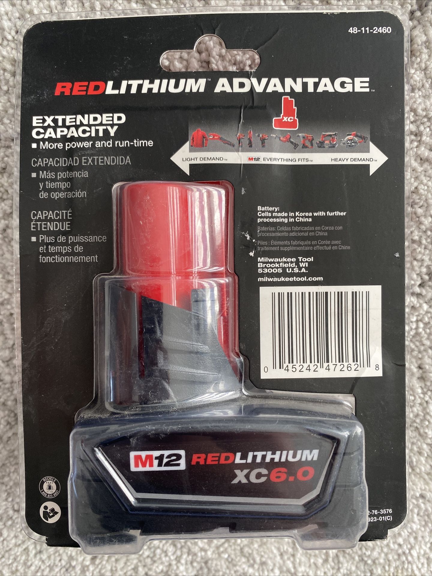 M12 red lithium xc6 0 battery pack for sale in chula vista ca offerup