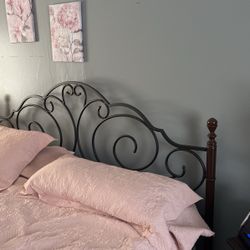 Metal Bed Head And Foot Frame , New In Box