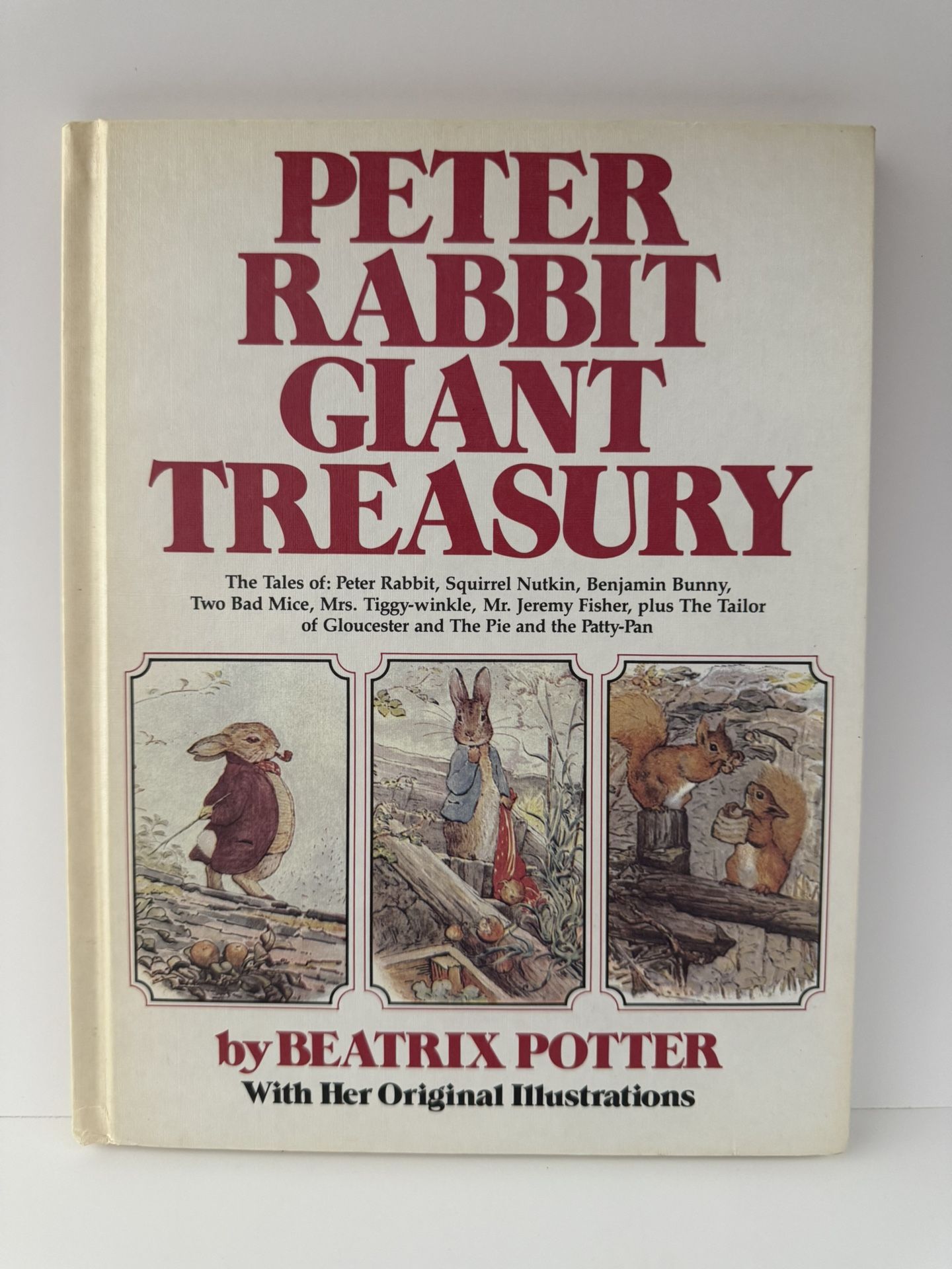 Peter Rabbit, Giant Treasury Book, Beatrix Potter, 1980. Vintage