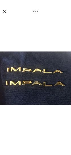 64 impala gold letters