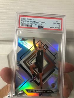 Victor Wembanyama Topps finest RC rare refractor die cut