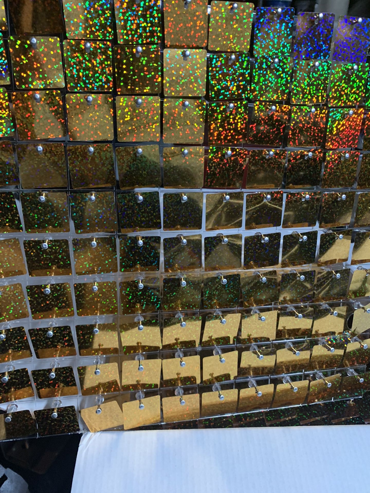 Shimmer Wall Panels In Sparkle Gold Color