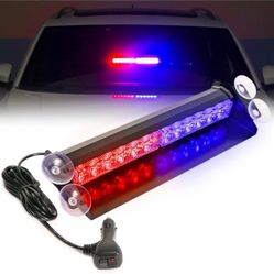 “ New”15” Windshield LED “Yellow &white”Emergency Strobe Light(retail$39)