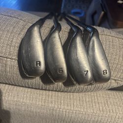 Lefty Nike Slingshot Golf Irons A 6 7 8 clubs