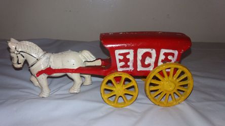 Cast Iron Ice Truck