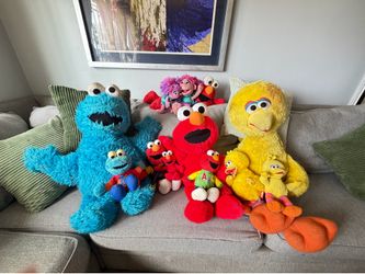 Elmo plushy collection,
