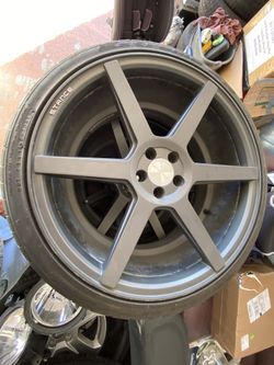 Wheel and tire