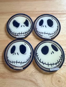 Jack Skellington Vinyl Coasters