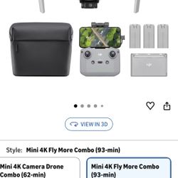DJI Mini 4K Fly More Combo