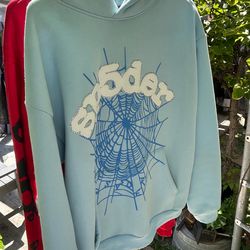 spider hoodie size L