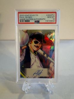 2023 Leaf Anime Nation - Paul Skenes #ANA-PS1 Anime Nation Auto /10 🔥Rare🔥